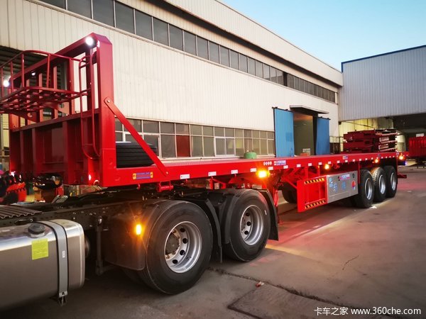 东旭挂车13米平板挂车详解 叉车作业、分期付款、6.5吨自重及定制价格指南